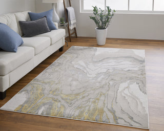 Feizy Waldor 3602F Gold/Ivory Area Rug Lifestyle Image Featured