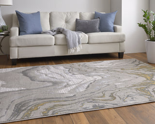 Feizy Waldor 3602F Gold/Ivory Area Rug Lifestyle Image