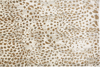 Feizy Waldor 3837F Brown/Ivory Area Rug Corner Image