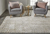 Feizy Waldor 3837F Brown/Ivory Area Rug Lifestyle Image