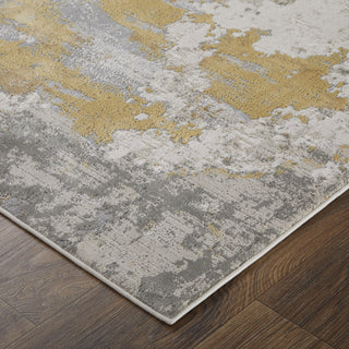 Feizy Waldor 3970F Gold/Birch Area Rug Lifestyle Image