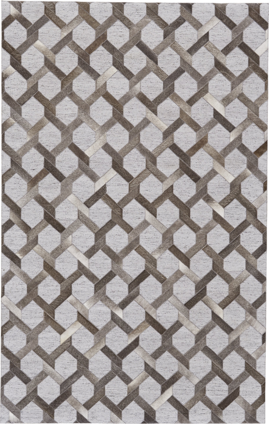 Feizy Fannin 0752F Gray/Taupe Area Rug main image