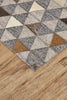 Feizy Fannin 0755F Gray/Rust Area Rug Lifestyle Image Feature