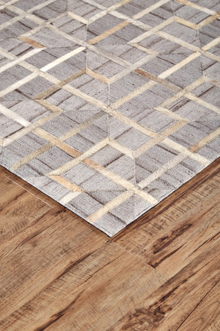 Feizy Fannin 0756F Brown/Gray Area Rug Lifestyle Image Feature