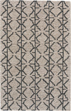 Feizy Enzo 8732F Taupe/Black Area Rug main image
