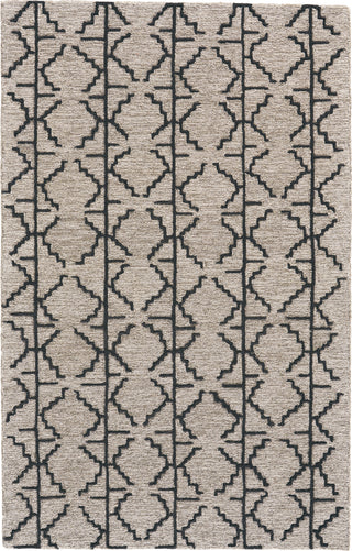 Feizy Enzo 8732F Taupe/Black Area Rug main image