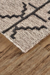 Feizy Enzo 8732F Taupe/Black Area Rug Lifestyle Image