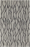 Feizy Enzo 8734F Taupe/Black Area Rug main image