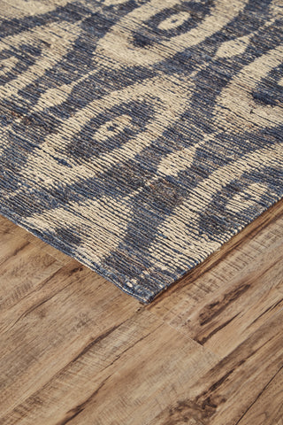 Feizy Lilliana 0765F Navy Area Rug