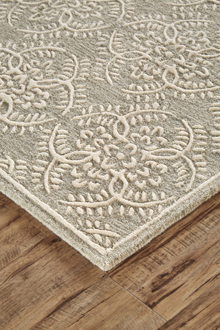 Feizy Branson 8752F Light Sage/Ivory Area Rug