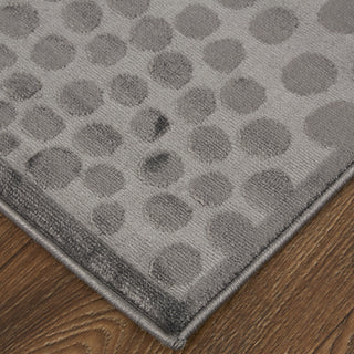 Feizy Gaspar 3835F Gray/Silver Area Rug Lifestyle Image Feature