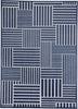 Feizy Gaspar 3836F Navy/Gray Area Rug