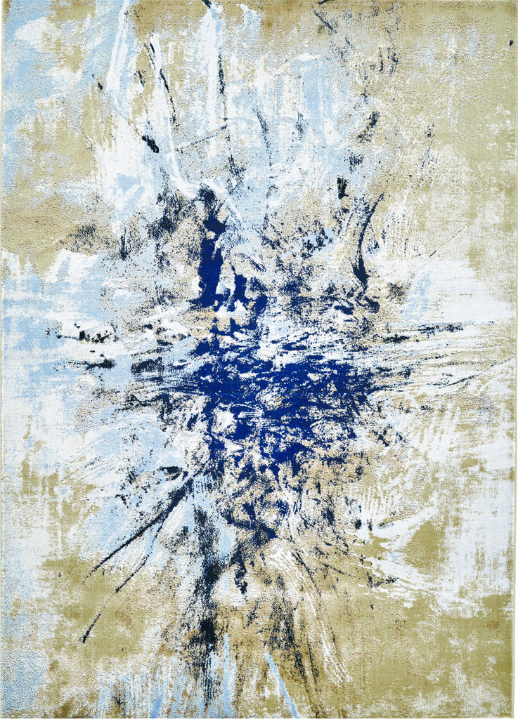 Feizy Marigold 3833F Gold/Blue Area Rug