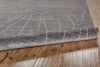 Feizy Lennox 8698F Gray/Ivory Area Rug Detail Image
