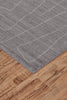 Feizy Lennox 8698F Gray/Ivory Area Rug Lifestyle Corner Close Up Image