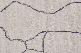 Feizy Lennox 8699F Ivory/Gray Area Rug Up Close Image