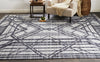 Feizy Vivien 6554F Gray/Blue Area Rug Lifestyle Image