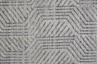 Feizy Vivien 6556F Gray Area Rug Close Up  Image