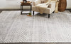 Feizy Vivien 6556F Gray Area Rug Lifestyle Image