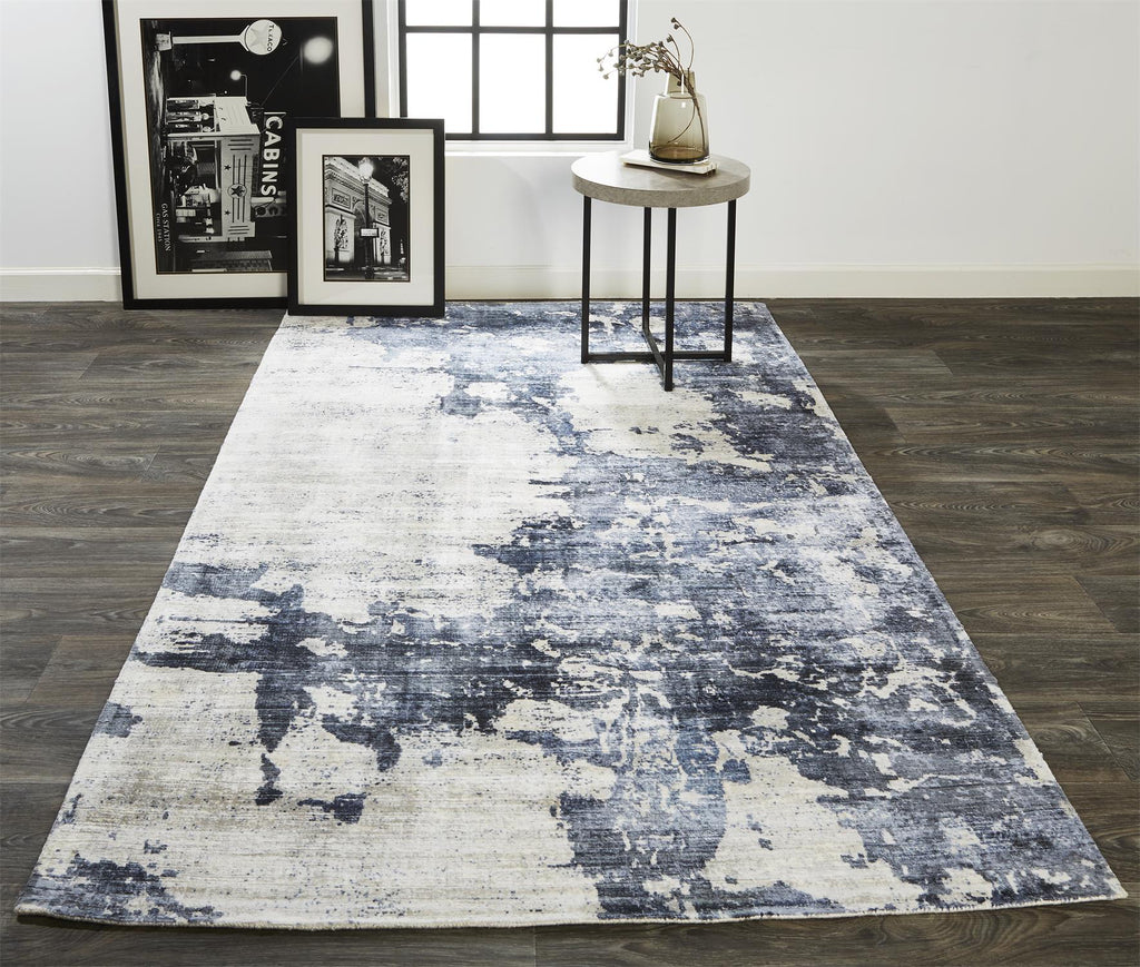 Feizy Emory 8661F Blue Area Rug Lifestyle Image Feature