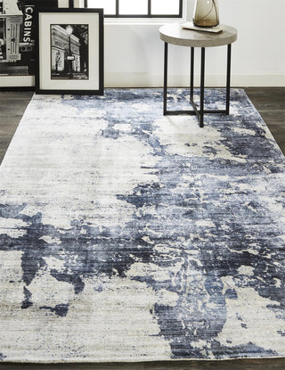 Feizy Emory 8661F Blue Area Rug Lifestyle Image