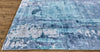 Feizy Emory 8662F Blue Area Rug Corner Image