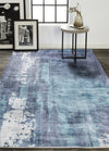 Feizy Emory 8662F Blue Area Rug Lifestyle Image Feature