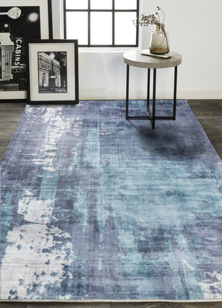 Feizy Emory 8662F Blue Area Rug Lifestyle Image Feature