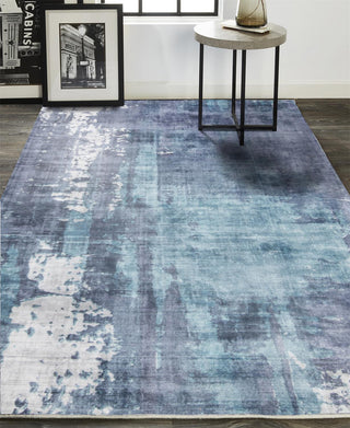 Feizy Emory 8662F Blue Area Rug Lifestyle Image