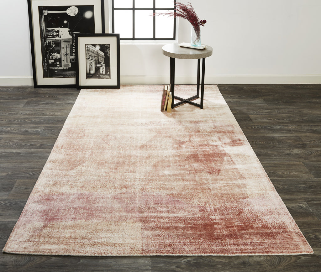 Feizy Emory 8663F Pink Area Rug Lifestyle Image Feature