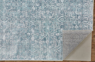 Feizy Cecily 3595F Teal/Gray Area Rug Lifestyle Image