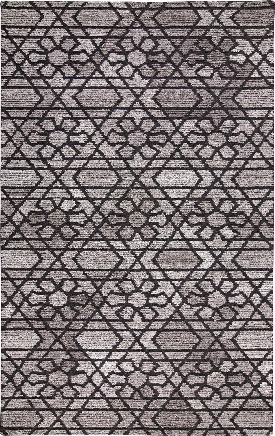 Feizy Asher 8766F Gray/Black Area Rug main image