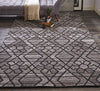 Feizy Asher 8766F Gray/Black Area Rug Lifestyle Image