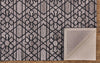 Feizy Asher 8766F Gray/Black Area Rug Lifestyle Image