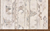 Feizy Asher 8770F Ivory/Brown Area Rug Detail Image