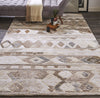 Feizy Asher 8770F Ivory/Brown Area Rug Lifestyle Image
