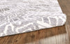 Feizy Asher 8771F Gray/White Area Rug Detail Image