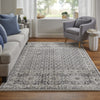 Feizy Kano 3874F Ivory/Gray Area Rug Lifestyle Image Feature