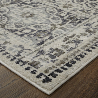 Feizy Kano 3874F Ivory/Gray Area Rug Lifestyle Image