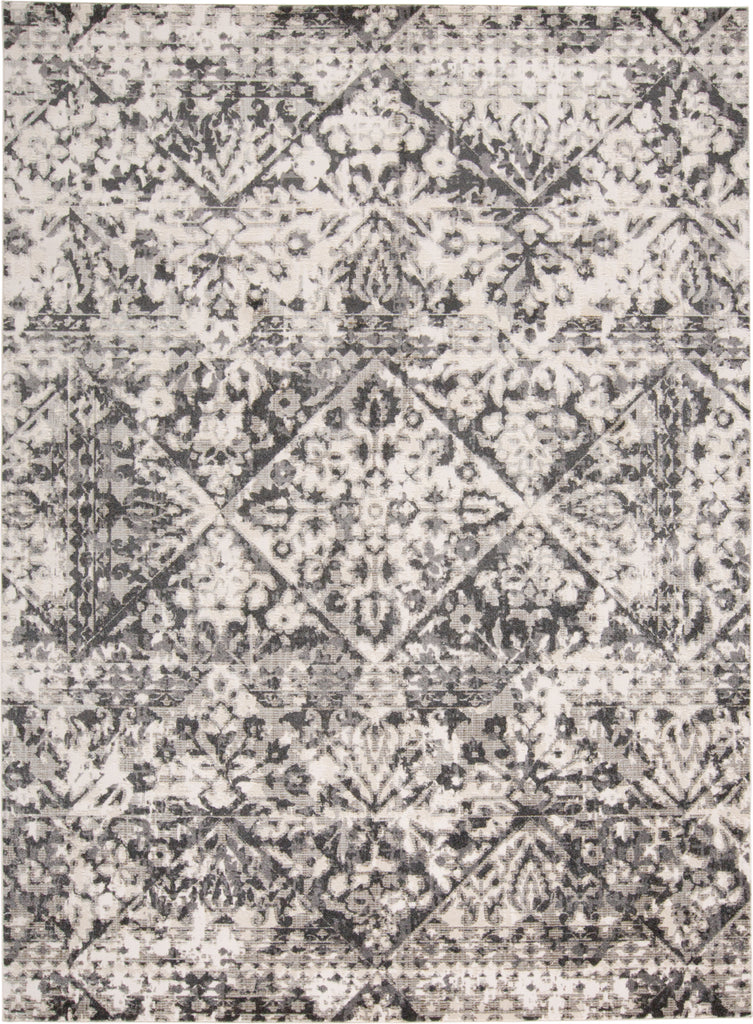 Feizy Kano 3876F Gray/Ivory Area Rug main image