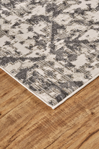 Feizy Kano 3876F Gray/Ivory Area Rug Lifestyle Image