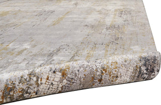 Feizy Cadiz 3887F Ivory/Gray Area Rug Oval Corner Image