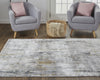 Feizy Cadiz 3887F Ivory/Gray Area Rug Lifestyle Image