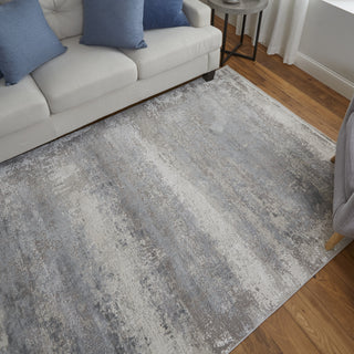 Feizy Cadiz 3888F Gray/Silver Area Rug Lifestyle Image