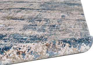 Feizy Cadiz 3891F Blue/Ivory Area Rug Oval Corner Image