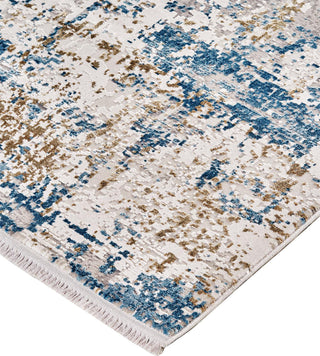 Feizy Cadiz 3891F Blue/Ivory Area Rug Lifestyle Image