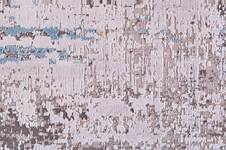 Feizy Cadiz 3903F Gray/Red Area Rug Corner Image with Rug Pad