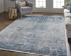Feizy Cadiz 39FWF Blue/Gray Area Rug Lifestyle Image
