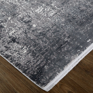 Feizy Cadiz 39FWF Charcoal/Black Area Rug Lifestyle Image