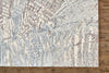 Feizy Rhett I8069 Blue/Ivory Area Rug Corner Image